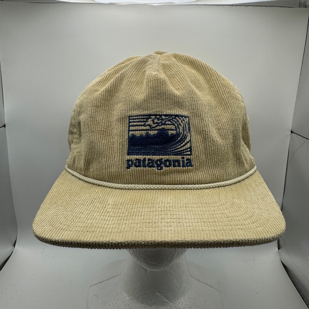 Patagonia Framed Fitz Roy Corduroy Cap Khaki - 2016 Snapback Men's OS